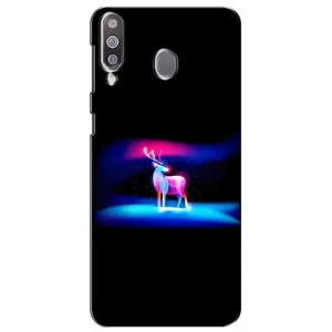 Силиконовый бампер с картинкой животных для Samsung Galaxy M30 (M305) (Яркий олень)