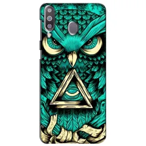 Чехлы с принтом СОВЫ для Samsung Galaxy M30 (M305) (Зеленая сова)