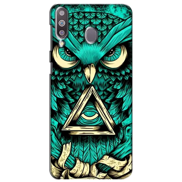 Чехол с рисунком «Зеленая сова» для Samsung Galaxy M30 (M305) Чехол с рисунком «Зеленая сова» для Samsung Galaxy M30 (M305)
