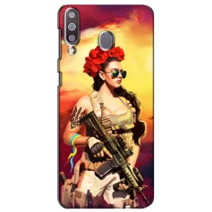 ЗСУ Чехлы (TPU) для Samsung Galaxy M30 (M305) (Женщина солдат)