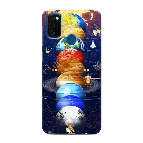 Чехол с рисунком «Арт планети» для Samsung Galaxy M30s (M307)