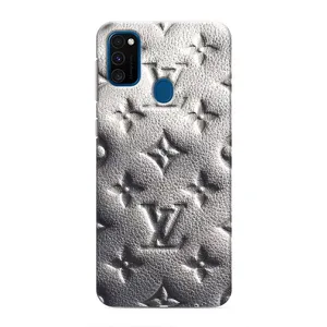 Текстурний Чохол Louis Vuitton для Самсунг Галаксі М30с (Бежевий ЛВ)