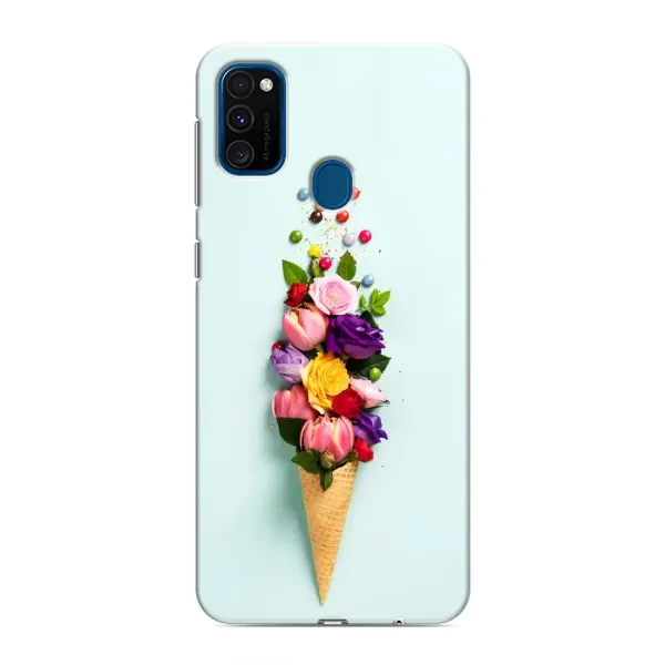 Чехол с рисунком «Цветок-мороженное» для Samsung Galaxy M30s (M307) Чехол с рисунком «Цветок-мороженное» для Samsung Galaxy M30s (M307)