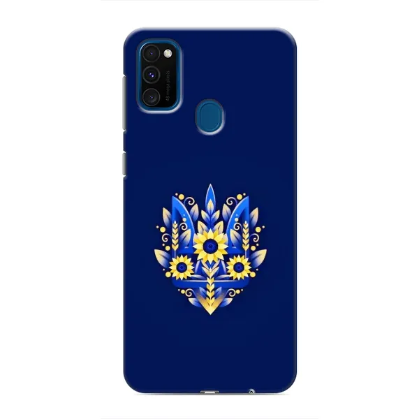 Чехол с рисунком «Цветущий Герб» для Samsung Galaxy M30s (M307)