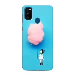 Дівчачий Чохол для Samsung Galaxy M30s (M307) (Дівчинка з хмаринкою)