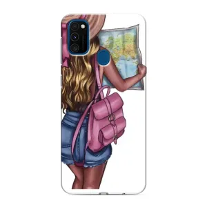 Чохол Стильні дівчата на Samsung Galaxy M30s (M307) (Дівчина Манрівник)