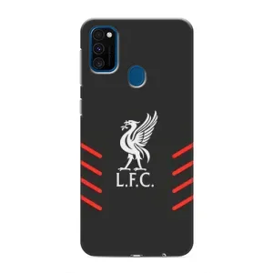 Силиконовые Чехлы принт Футбол на Samsung Galaxy M30s (M307) (Эмблема Liverpool)