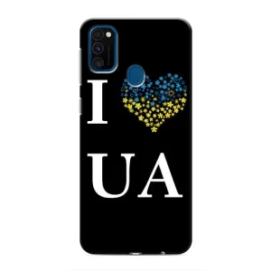 Силиконовый Чехол на Samsung Galaxy M30s (M307) (Я-Украина) (I Love UA)