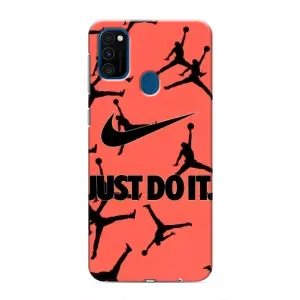 Силіконовый Чохол Nike Air Jordan на Самсунг Галаксі М30с