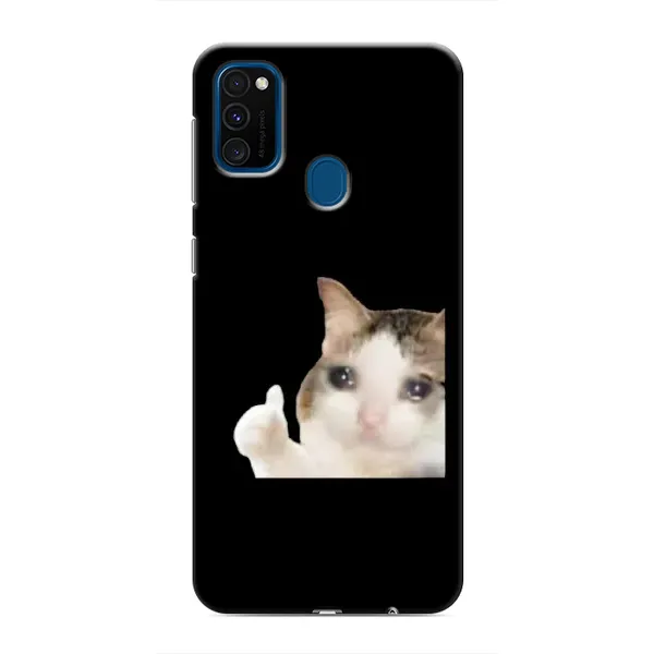 Чехол с рисунком «Кот в слезах» для Samsung Galaxy M30s (M307) Чехол с рисунком «Кот в слезах» для Samsung Galaxy M30s (M307)