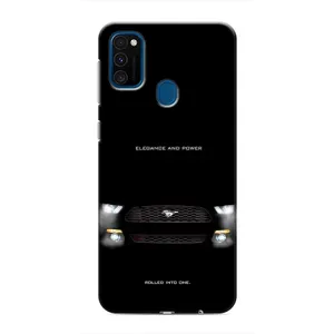 Чехлы с тематикой "Крутые машины" на Samsung Galaxy M30s (M307) (Черный Land Rover)