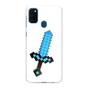 Чохли для Samsung Galaxy M30s (M307) (Персонажі МайнКрафт) (Меч)