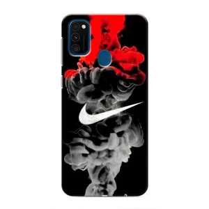 Силіконовый Чохол на Samsung Galaxy M30s (M307) з картинкою НАЙК (Nike дим)