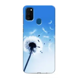 Силіконовий Чохол з кульбабками на Samsung Galaxy M30s (M307) (Кульбабка на блакитному)