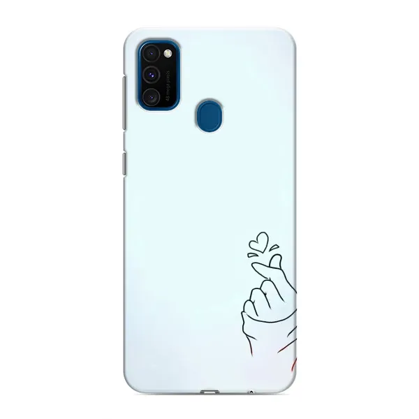 Чехол с рисунком «Сердце на голубом» для Samsung Galaxy M30s (M307) Чехол с рисунком «Сердце на голубом» для Samsung Galaxy M30s (M307)