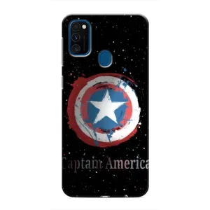 Чехол с Щитом Капитана Америки на Samsung Galaxy M30s (M307) (Щит Капитана)