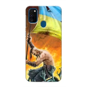 Чехол с картинкой (Патриотический КОЗАК) на Samsung Galaxy M30s (M307) (Сильный Козак)
