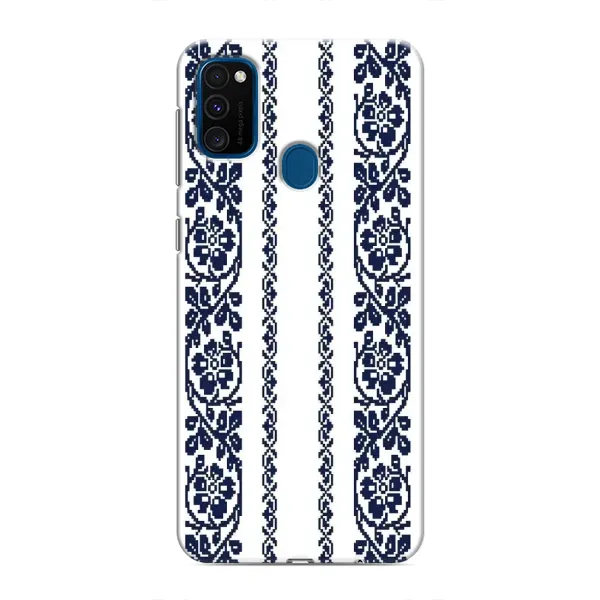 Чехол с рисунком «Синяя вышиванка» для Samsung Galaxy M30s (M307) Чехол с рисунком «Синяя вышиванка» для Samsung Galaxy M30s (M307)