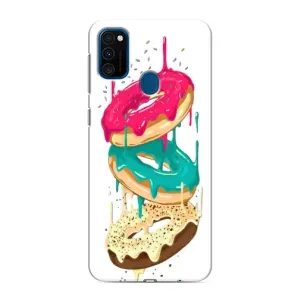 Чохол з зображенням смачної їжі для Samsung Galaxy M30s (M307) (Соковиті пончики)