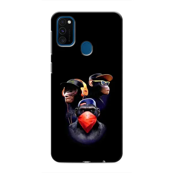 Чехол с рисунком «Три обезьяны» для Samsung Galaxy M30s (M307) Чехол с рисунком «Три обезьяны» для Samsung Galaxy M30s (M307)
