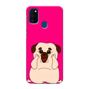Чехол (ТПУ) Милые собачки для Samsung Galaxy M30s (M307) (Веселый Мопсик)