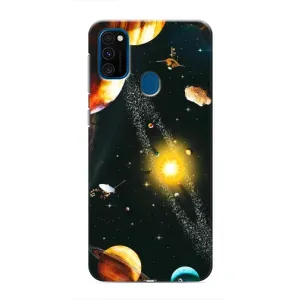 Чохол (ТПУ) з планетами на Samsung Galaxy M30s (M307) (Вид з космосу)