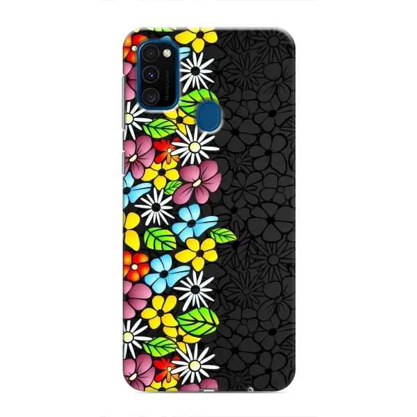 Чехол с рисунком «Яркие цветы» для Samsung Galaxy M30s (M307)
