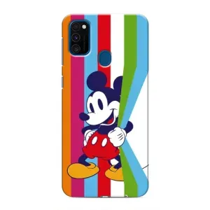 Чохли з принтом Міккі Маус на Samsung Galaxy M30s (M307) (Яскравий Миккі)
