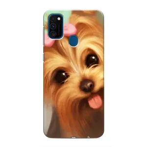 Чехол (ТПУ) Милые собачки для Samsung Galaxy M30s (M307) (Йоршенский терьер)