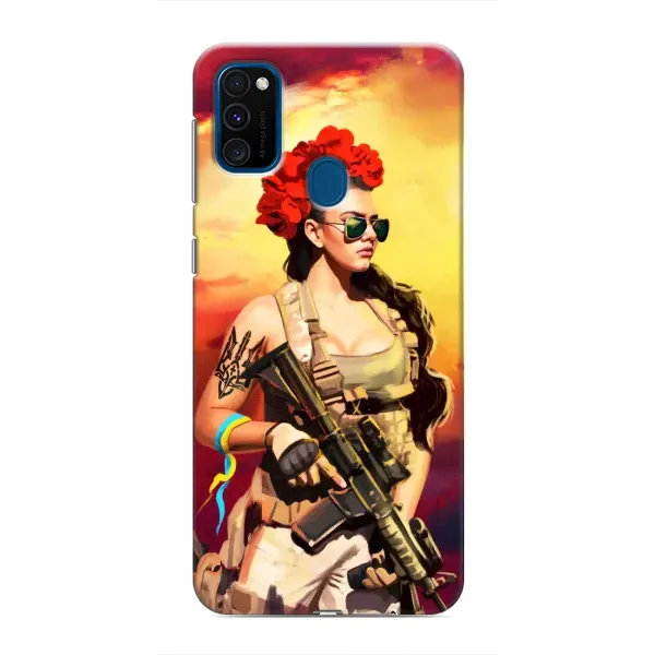 Чехол с рисунком «Женщина солдат» для Samsung Galaxy M30s (M307) Чехол с рисунком «Женщина солдат» для Samsung Galaxy M30s (M307)