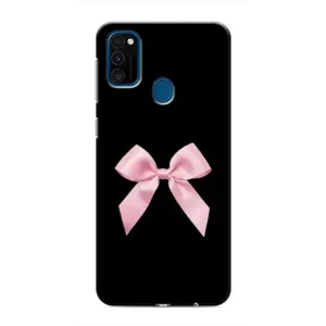 Чохол банти для Samsung Galaxy M31 (Бант на чорному)
