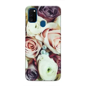 Чохли з принтом Троянд для Samsung Galaxy M31 (Букет Троянд)