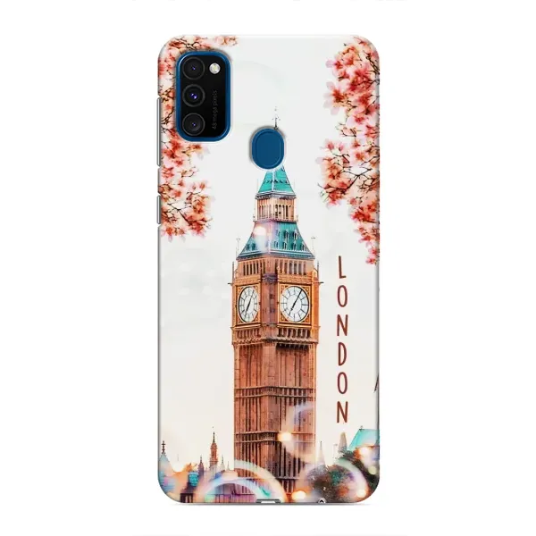Чехол с рисунком «Часы Лондон» для Samsung Galaxy M31