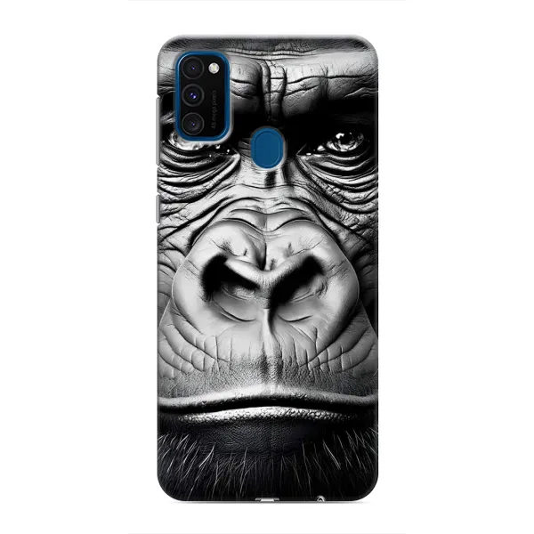 Чехол с рисунком «Черная обезьяна» для Samsung Galaxy M31 Чехол с рисунком «Черная обезьяна» для Samsung Galaxy M31