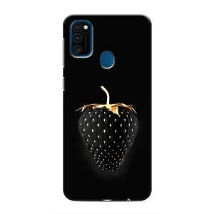 Чохол з зображенням смачної їжі для Samsung Galaxy M31 (Чорна полуниця)