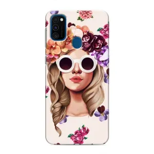 Чохол з картинкою Модні Дівчата Samsung Galaxy M31 (Дівчина в окулярах)