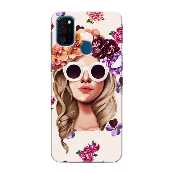 Чехол с рисунком «Девушка в очках» для Samsung Galaxy M31 Чехол с рисунком «Девушка в очках» для Samsung Galaxy M31