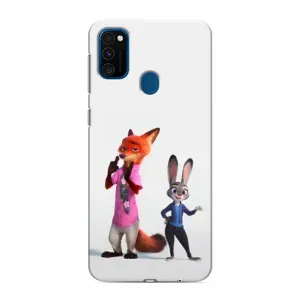 Силиконовый чехол с принтом Зоотрополіс для Samsung Galaxy M31 (Джуди и Ник)
