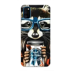Силіконовий Чохол з Энотами на Samsung Galaxy M31 (Єнот в окулярах)