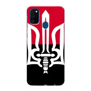 Чохли УПА (Червоно-Чорний) на Samsung Galaxy M31 (Герб України)
