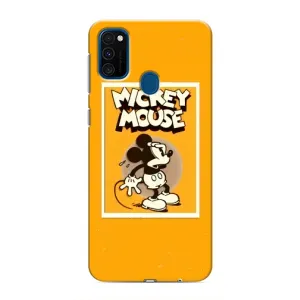Чехлы с принтом Микки Маус на Samsung Galaxy M31 (Испуганный Микки)