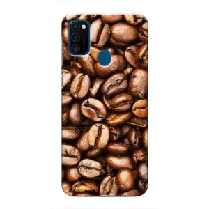 Чохол з зображенням смачної їжі для Samsung Galaxy M31 (Кава)