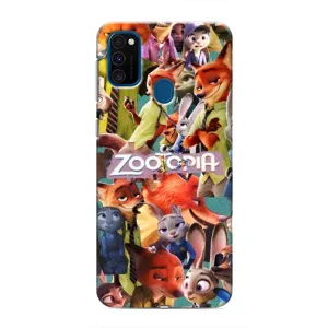 Силиконовый чехол с принтом Зоотрополіс для Samsung Galaxy M31 (Коллаж героев)