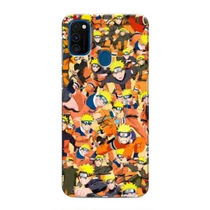Чехлы с принтом Наруто на Samsung Galaxy M31 (Коллаж Наруто)
