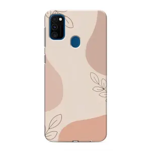 Чохол квітковий дизайн для Samsung Galaxy M31 (Кориневий фон)