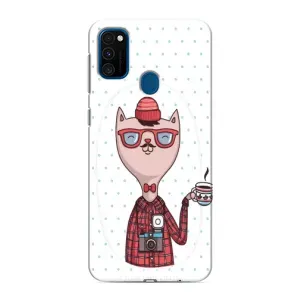 Чехол на тематику: Коты для Samsung Galaxy M31 (Кот аристократ)