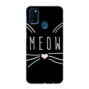 Бампер с изображением Котиков для Самсунг Галакси М31 (КОТИК MEOW)
