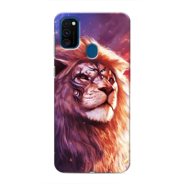 Чехол с рисунком «Красочный ЛЕВ» для Samsung Galaxy M31 Чехол с рисунком «Красочный ЛЕВ» для Samsung Galaxy M31
