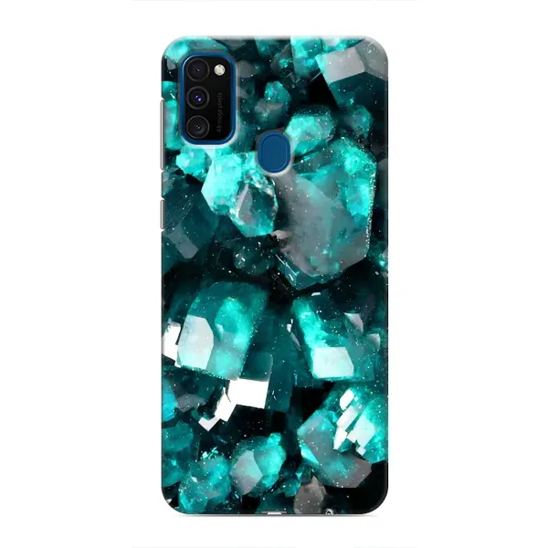 Чехол с рисунком «Кристалы» для Samsung Galaxy M31