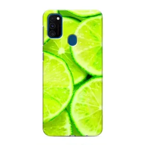 Чохол з зображенням смачної їжі для Samsung Galaxy M31 (Лайм)